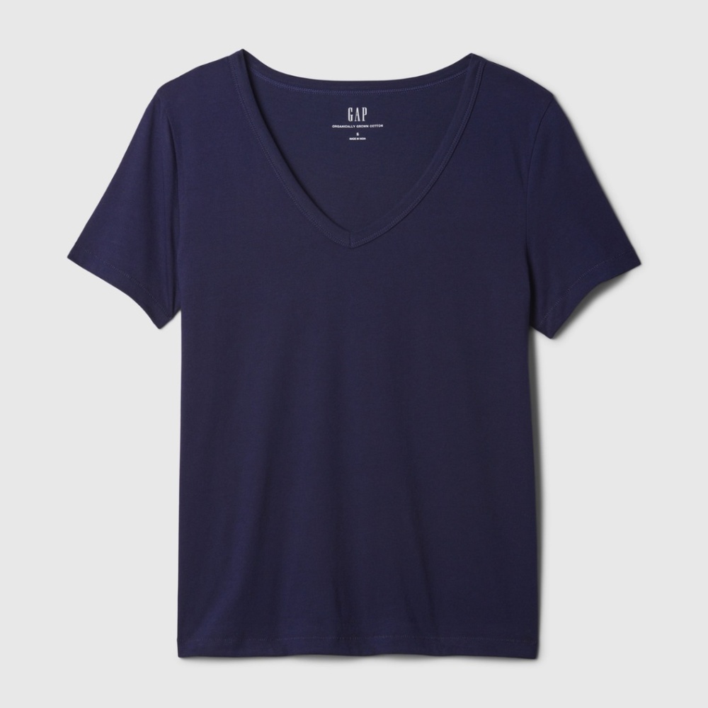 Gap BUNDLE 3 Organic Cotton VintageSoft V-Neck T-Shirt - Picture 7 of 15